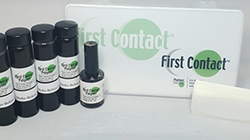 Black First Contact Polymer Reflection Suppression