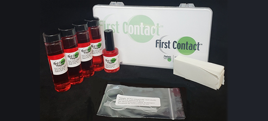 Red First Contact Polymer