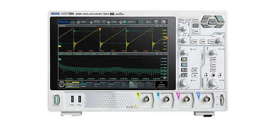 Rigol DHO1000 Series, 12-Bit, 70MHz-200MHz, 10.1” display, 4GSa/Sec