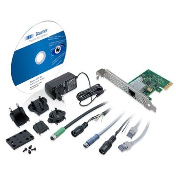 Baumer Full Starter Kit for the GigE VEXG/ VCXG camera series