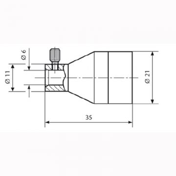 SCHOTT Focusing Lenses for flexible lightguides and goosenecks 158 210