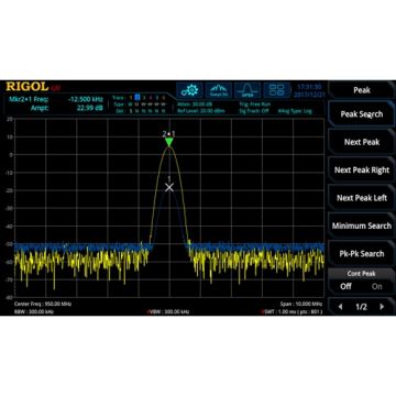 Rigol RSA3000-PA, RBW for 1Hz to 10MHz